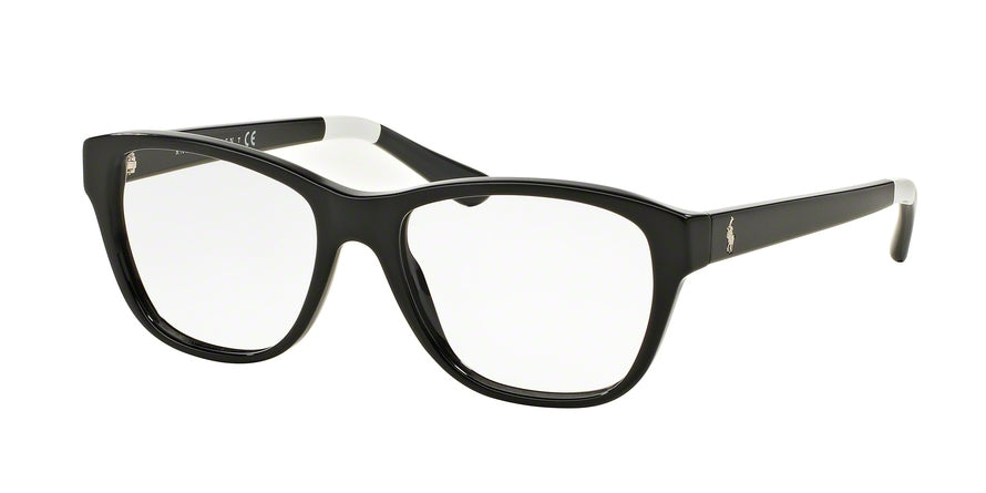 Polo PH2148 Square Eyeglasses  5572-SHINY BLACK 51-17-140 - Color Map black
