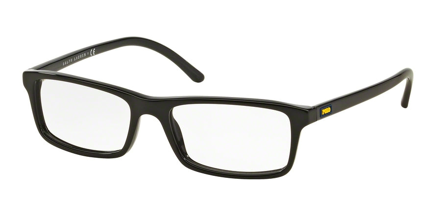 Polo PH2152 Rectangle Eyeglasses  5001-SHINY BLACK 54-17-145 - Color Map black
