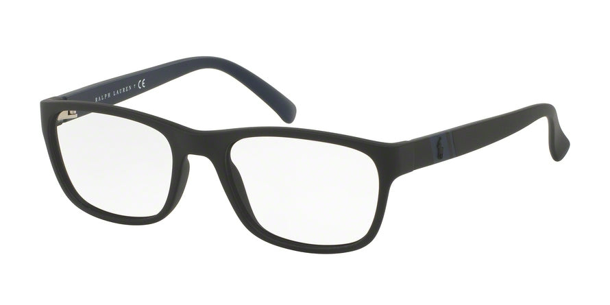 Polo PH2153 Square Eyeglasses  5284-MATTE BLACK 53-18-145 - Color Map black