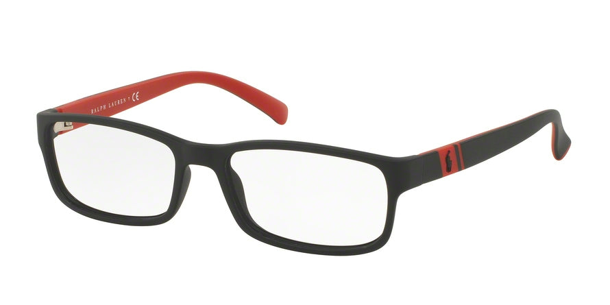 Polo PH2154 Rectangle Eyeglasses  5247-MATTE BLACK 56-17-145 - Color Map black