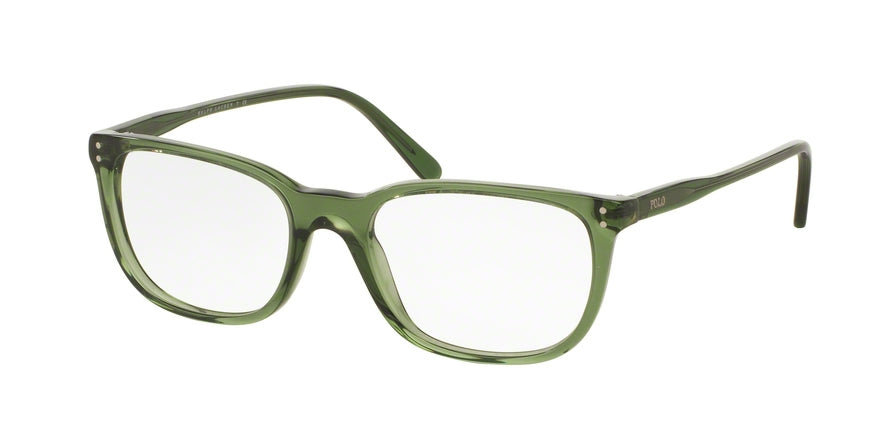 Polo PH2156 Pillow Eyeglasses  5036-SHINY SEMI TRASP BOTTOL GRREN 51-18-140 - Color Map green