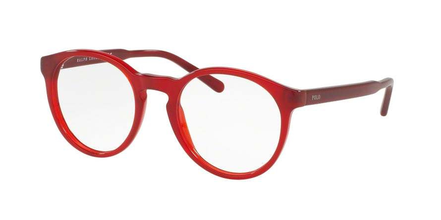 Polo PH2157 Phantos Eyeglasses  5458-SHINY CRISTAL RED 47-20-140 - Color Map red