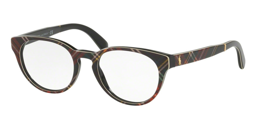 Polo PH2164 Phantos Eyeglasses  5622-BLACK TARTAN 47-19-145 - Color Map black