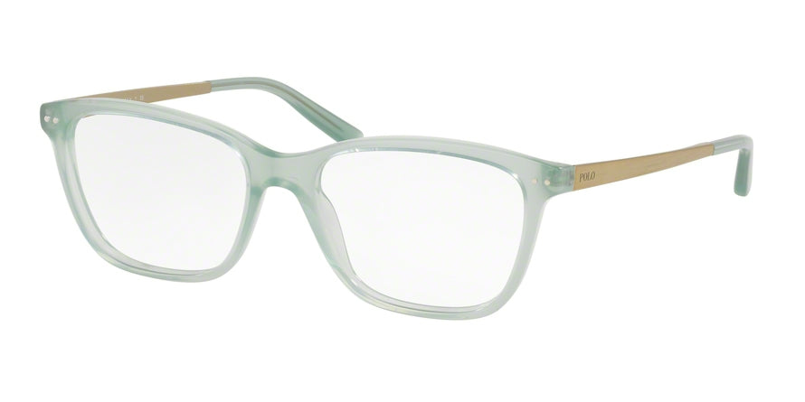 Polo PH2167 Cat Eye Eyeglasses  5334-SHINY PALE GREEN 52-17-145 - Color Map green