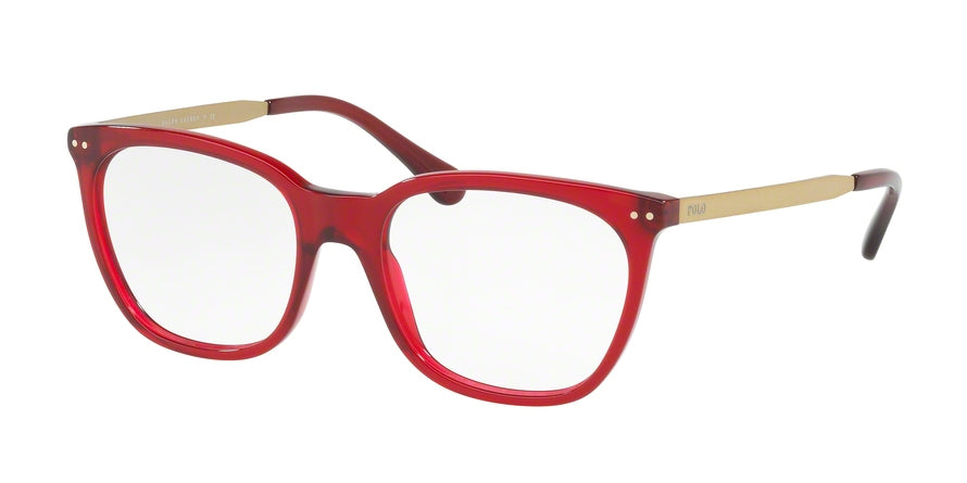 Polo PH2170 Square Eyeglasses  5458-SHINY BURGUNDY 53-18-145 - Color Map red