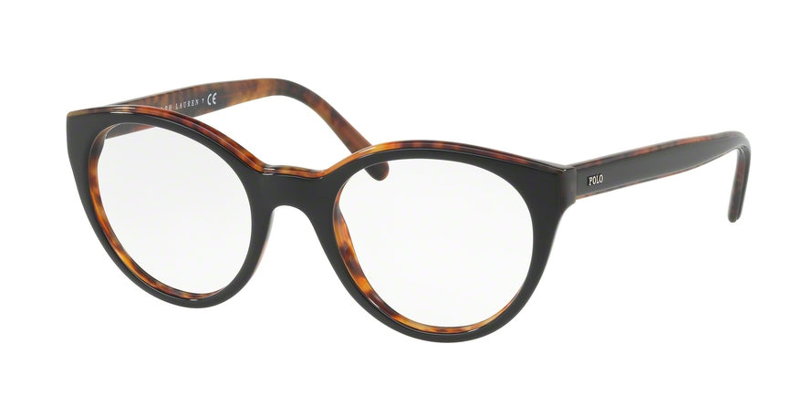 Polo PH2174 Phantos Eyeglasses  5260-TOP BLACK ON HAVANA JERRY 51-21-145 - Color Map black