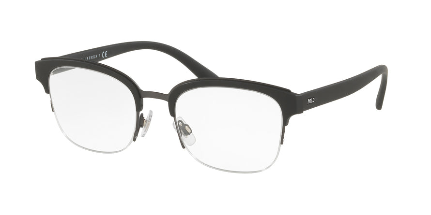 Polo PH2177 Rectangle Eyeglasses  5284-MATTE DARK GUNMETAL 52-20-145 - Color Map black