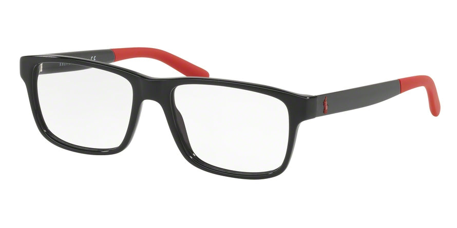 Polo PH2181 Rectangle Eyeglasses  5664-BLACK 53-17-145 - Color Map black