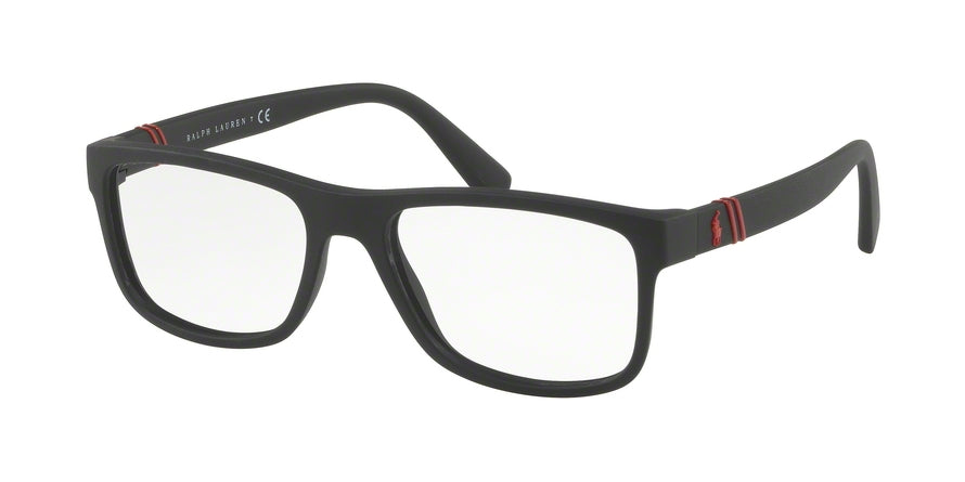 Polo PH2184 Rectangle Eyeglasses  5284-MATTE BLACK 55-17-145 - Color Map black