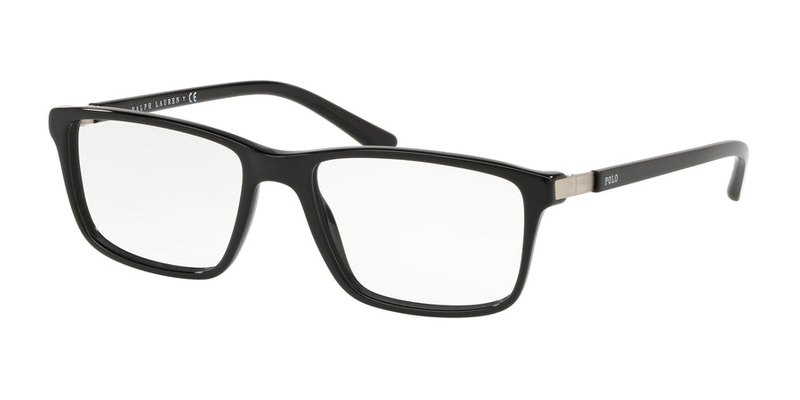 Polo PH2191 Rectangle Eyeglasses  5001-BLACK 56-18-140 - Color Map black