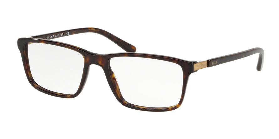 Polo PH2191 Rectangle Eyeglasses  5003-DARK HAVANA 56-18-140 - Color Map havana