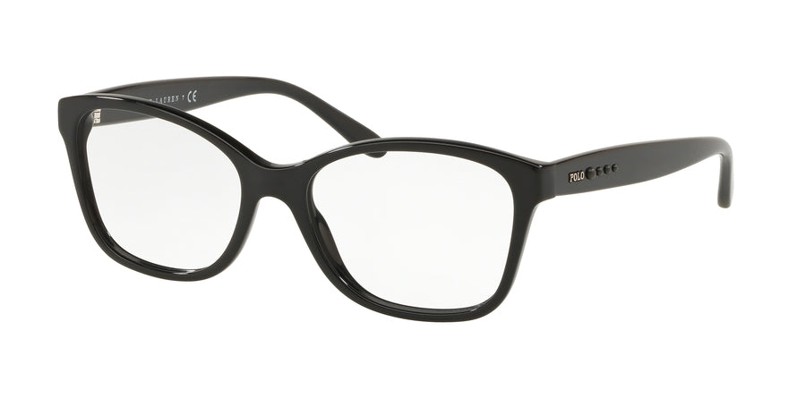Polo PH2198 Cat Eye Eyeglasses  5001-BLACK 54-17-140 - Color Map black