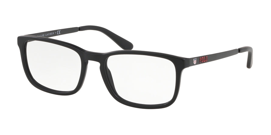 Polo PH2202 Rectangle Eyeglasses  5284-MATTE BLACK 55-18-145 - Color Map black