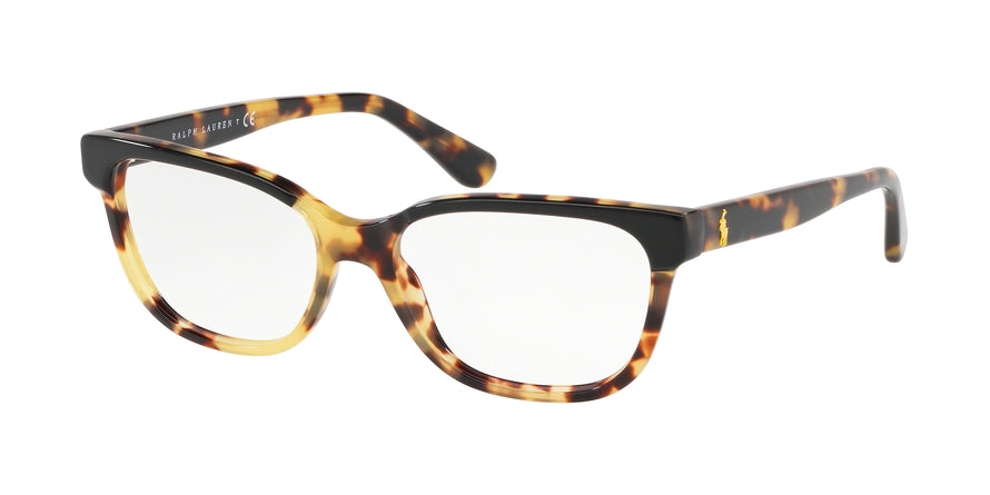 Polo PH2203 Butterfly Eyeglasses  5631-TOP BLACK ON SPOTTY HAVANA 54-16-140 - Color Map black