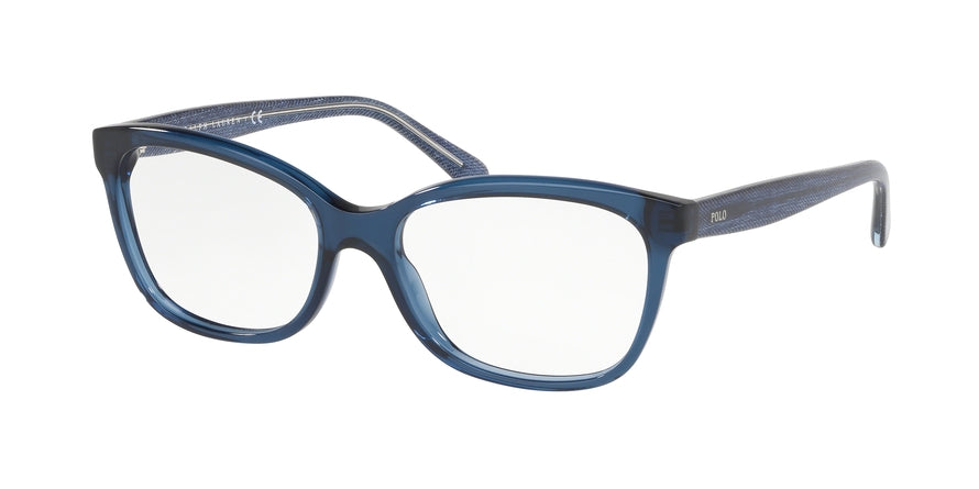 Polo PH2205 Cat Eye Eyeglasses  5276-BLUE TRANSPARENT 54-16-140 - Color Map blue