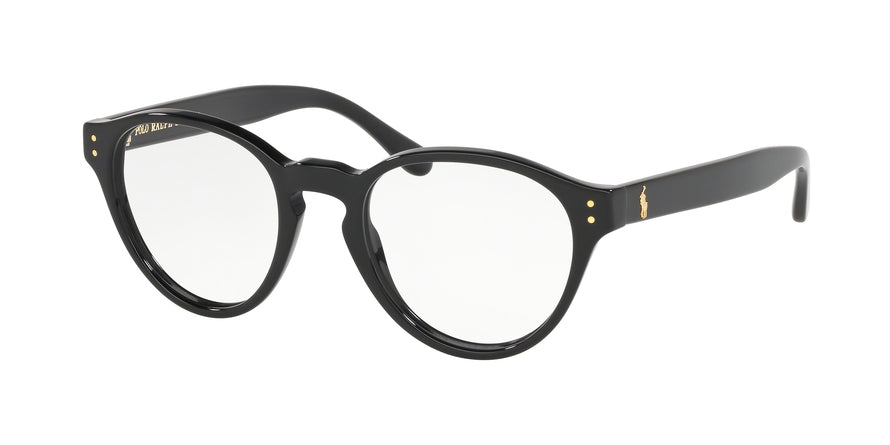 Polo PH2207 Phantos Eyeglasses  5001-BLACK 49-20-145 - Color Map black