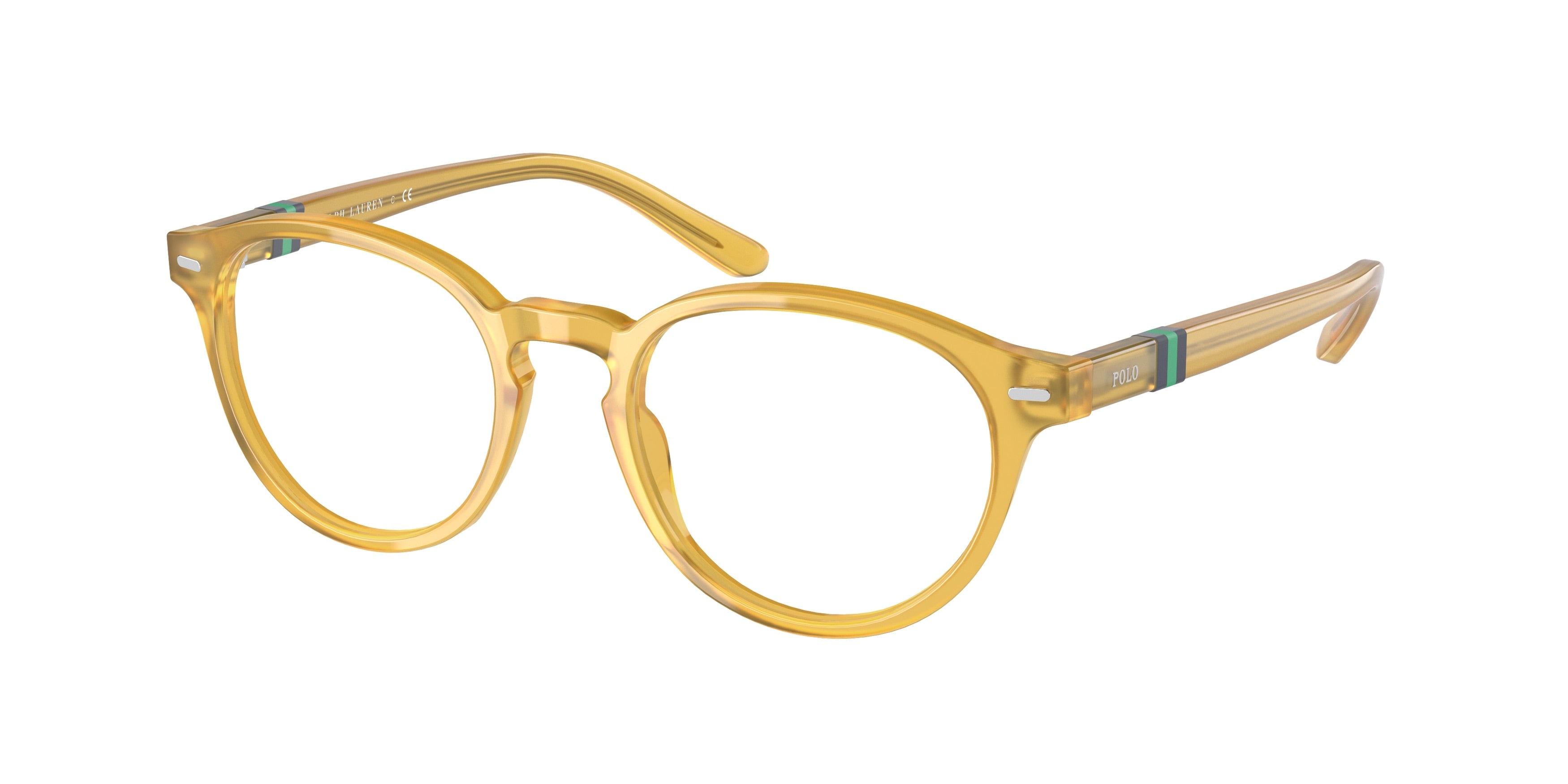 Polo PH2208 Phantos Eyeglasses  5184-Shiny Honey 47-145-19 - Color Map Yellow