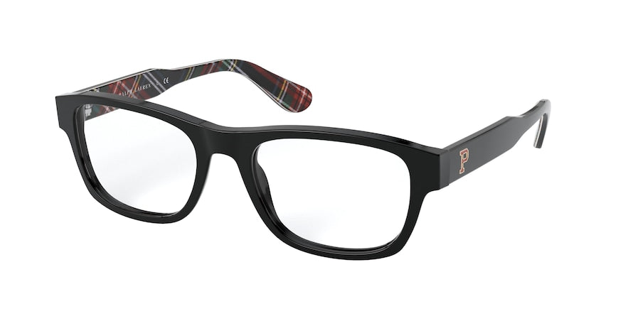 Polo PH2213 Rectangle Eyeglasses  5001-BLACK 53-19-145 - Color Map black