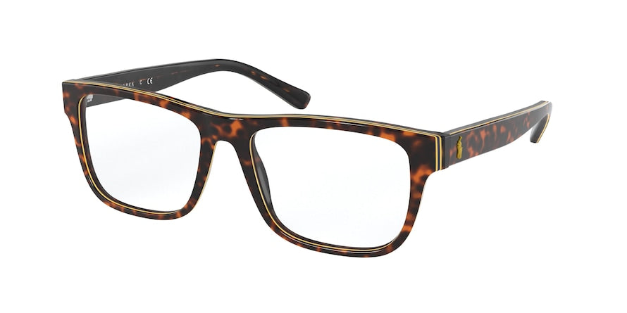 Polo PH2217 Pillow Eyeglasses  5827-TOP HAVANA/YELLOW/BLUE/YELLOW 54-17-145 - Color Map blue