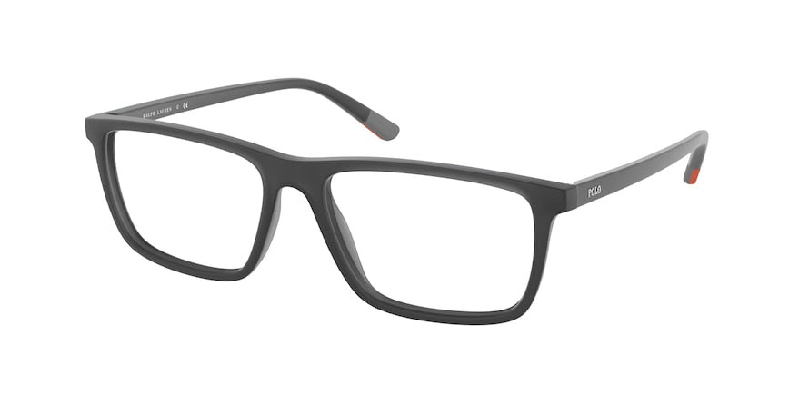Polo PH2229 Rectangle Eyeglasses  5902-MATTE TRANSPARENT GREY 55-16-145 - Color Map grey