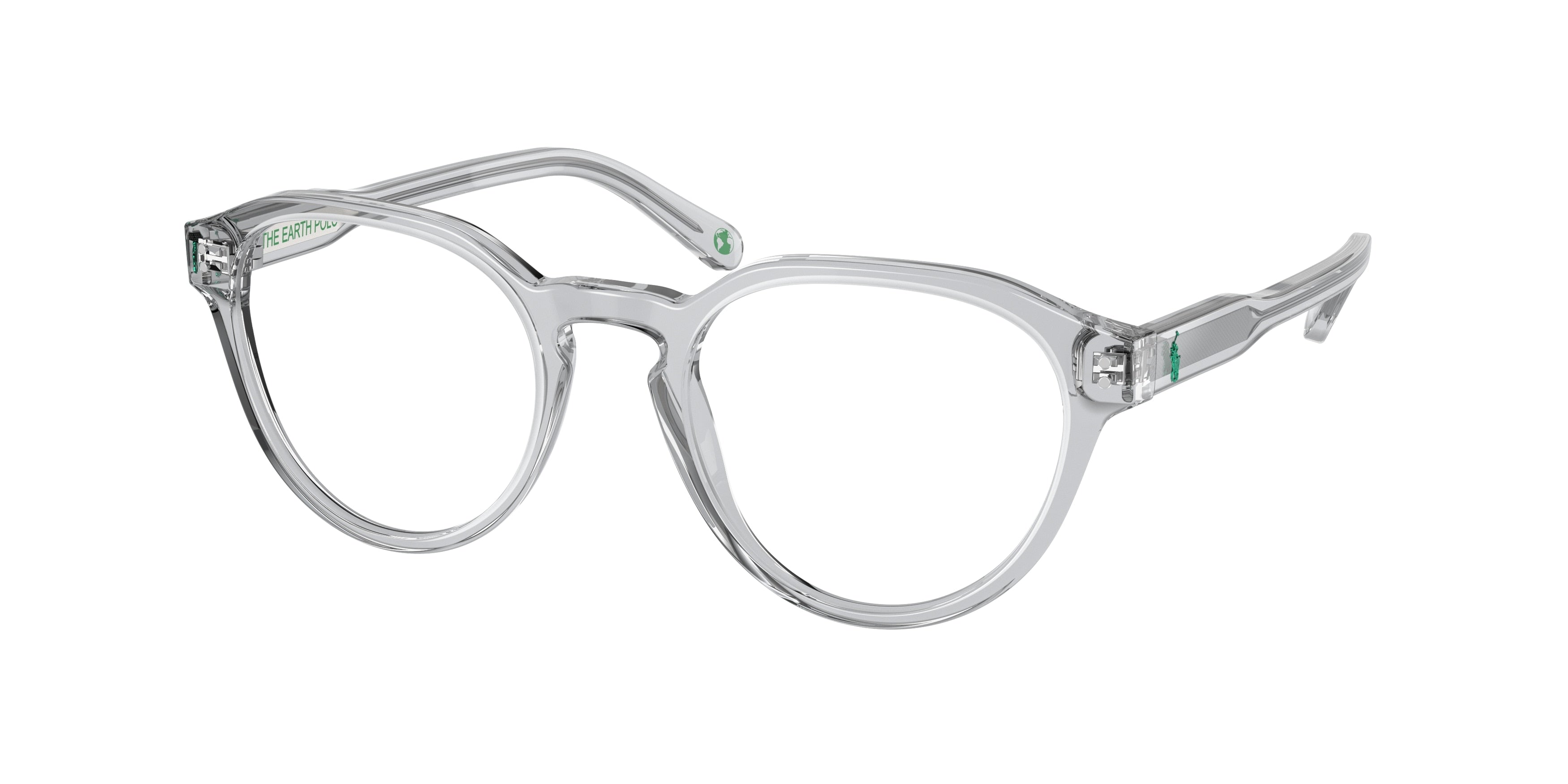 Polo PH2233 Phantos Eyeglasses  5958-Shiny Transparent Light Grey 50-145-20 - Color Map Grey