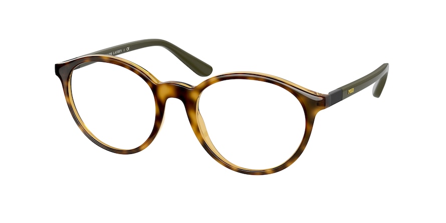 Polo PH2236 Round Eyeglasses  5003-SHINY DARK HAVANA 51-19-145 - Color Map havana