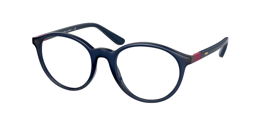 Polo PH2236 Round Eyeglasses  5963-SHINY OPAL NAVY BLUE 51-19-145 - Color Map blue