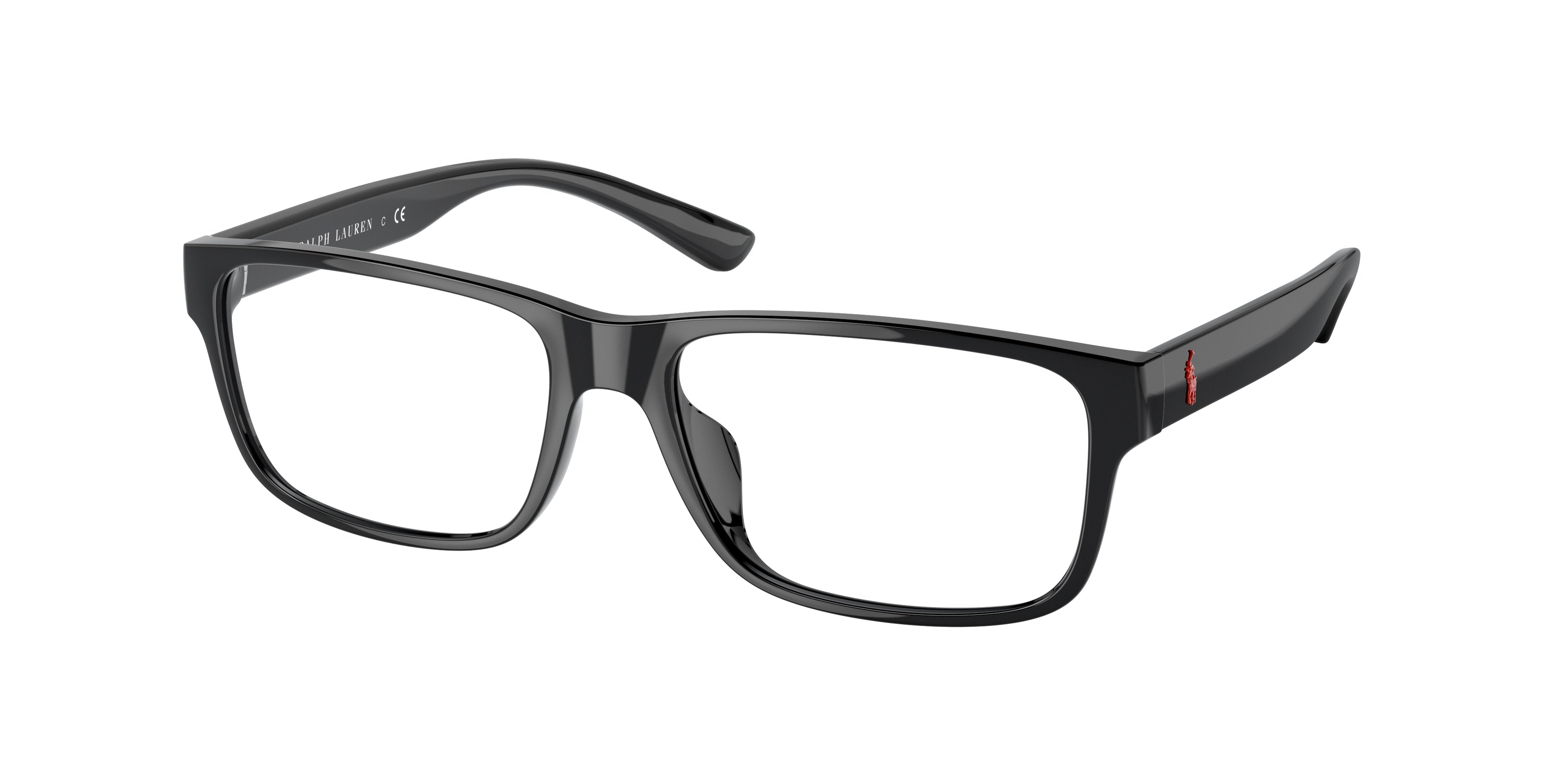Polo PH2237U Pillow Eyeglasses  5523-Shiny Black 55-145-16 - Color Map Black