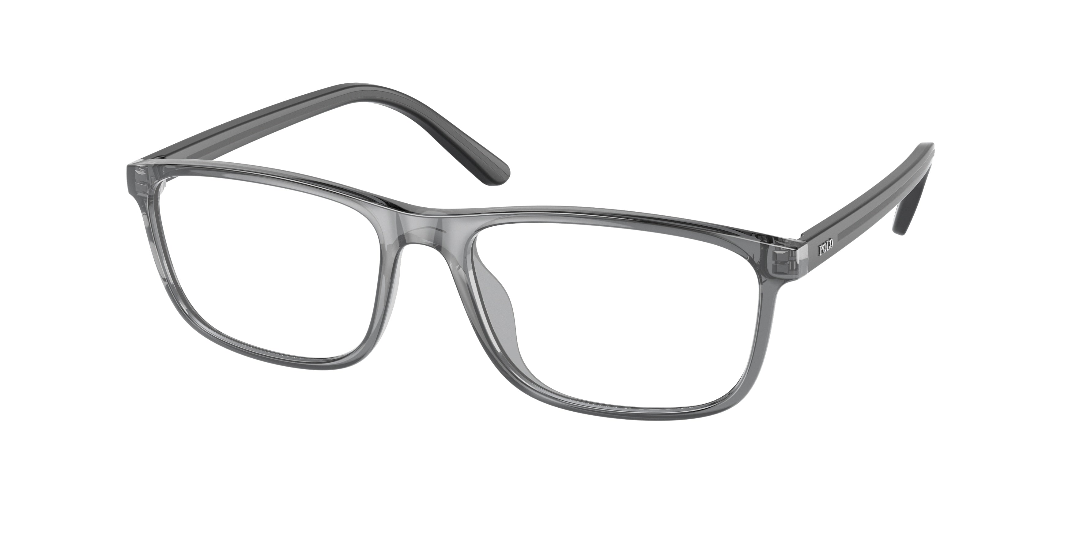 Polo PH2239U Pillow Eyeglasses  5407-Shiny Transparent Grey 54-145-17 - Color Map Grey