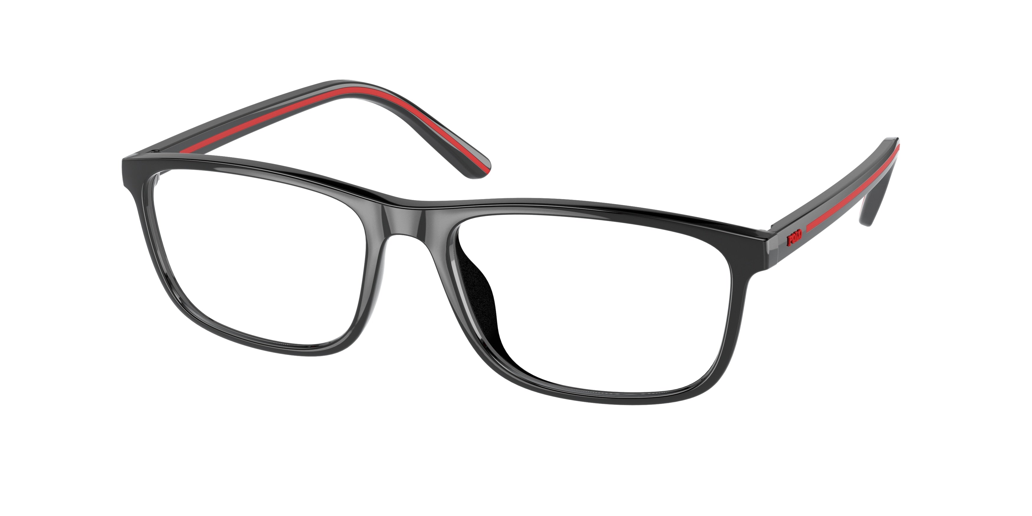 Polo PH2239U Pillow Eyeglasses  5523-Shiny Black 54-145-17 - Color Map Black