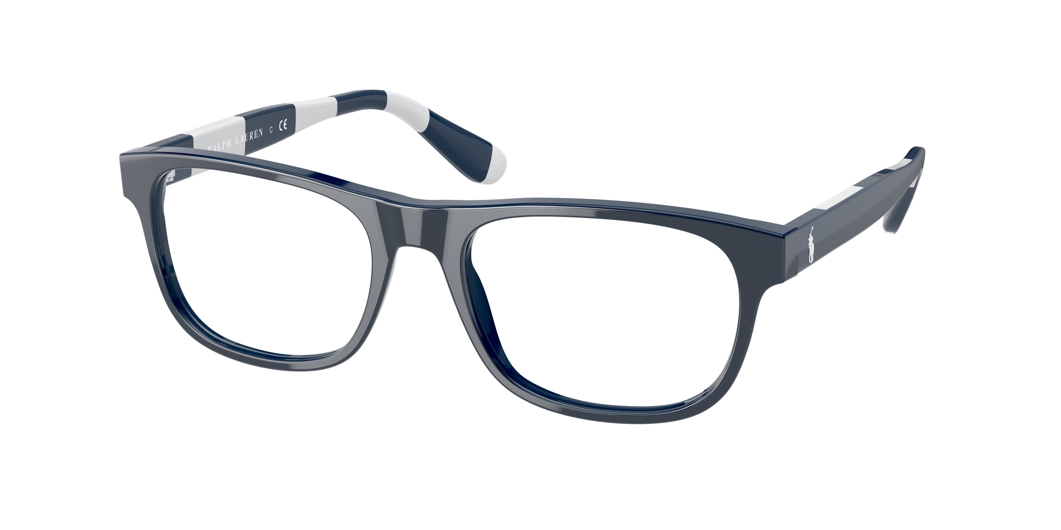 Polo PH2240 Pillow Eyeglasses  5906-Shiny Navy Blue 52-145-18 - Color Map Blue