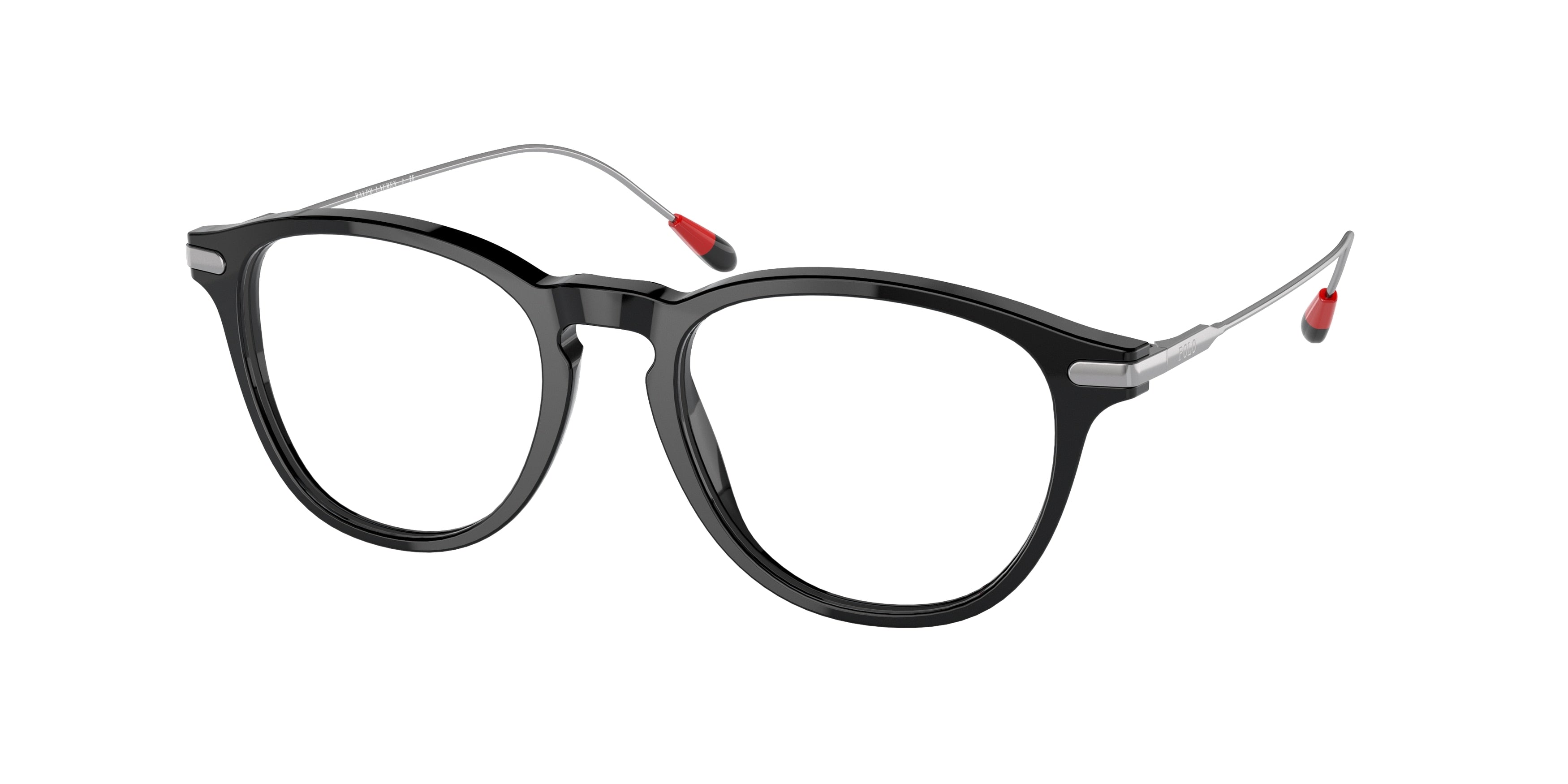 Polo PH2241 Phantos Eyeglasses  5001-Shiny Black 50-145-18 - Color Map Black