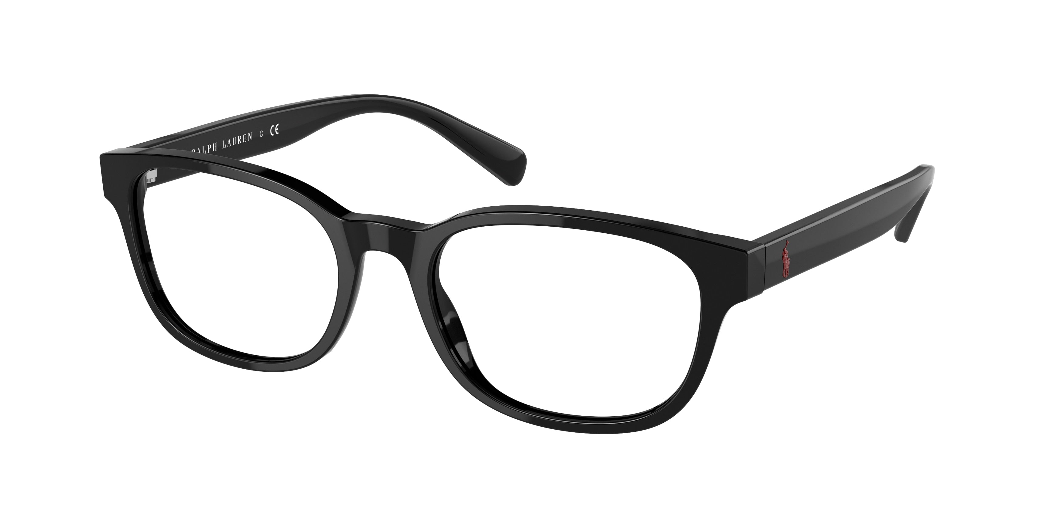 Polo PH2244 Phantos Eyeglasses  5001-Shiny Black 54-145-19 - Color Map Black