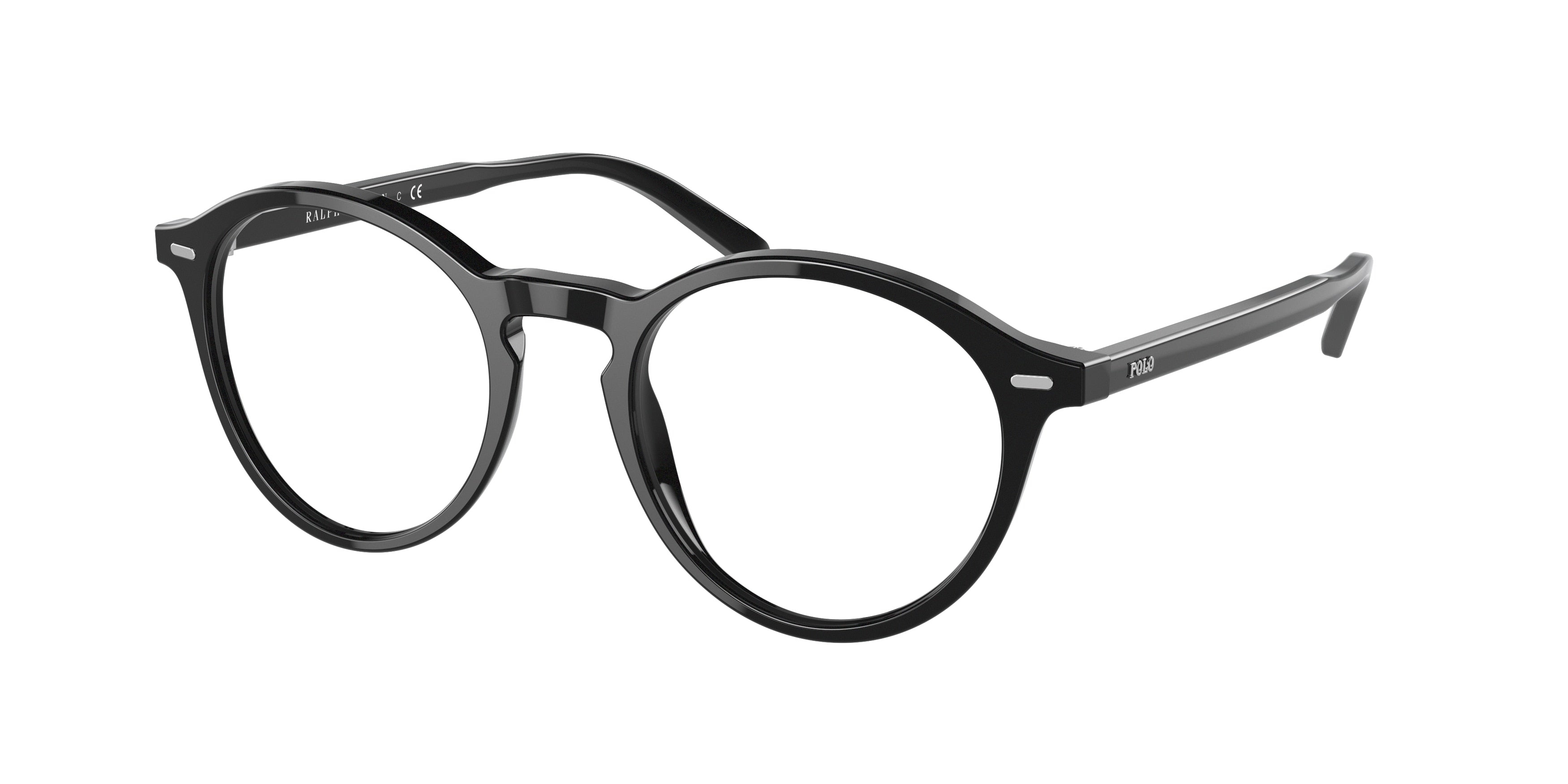 Polo PH2246 Phantos Eyeglasses  5001-Shiny Black 50-145-20 - Color Map Black