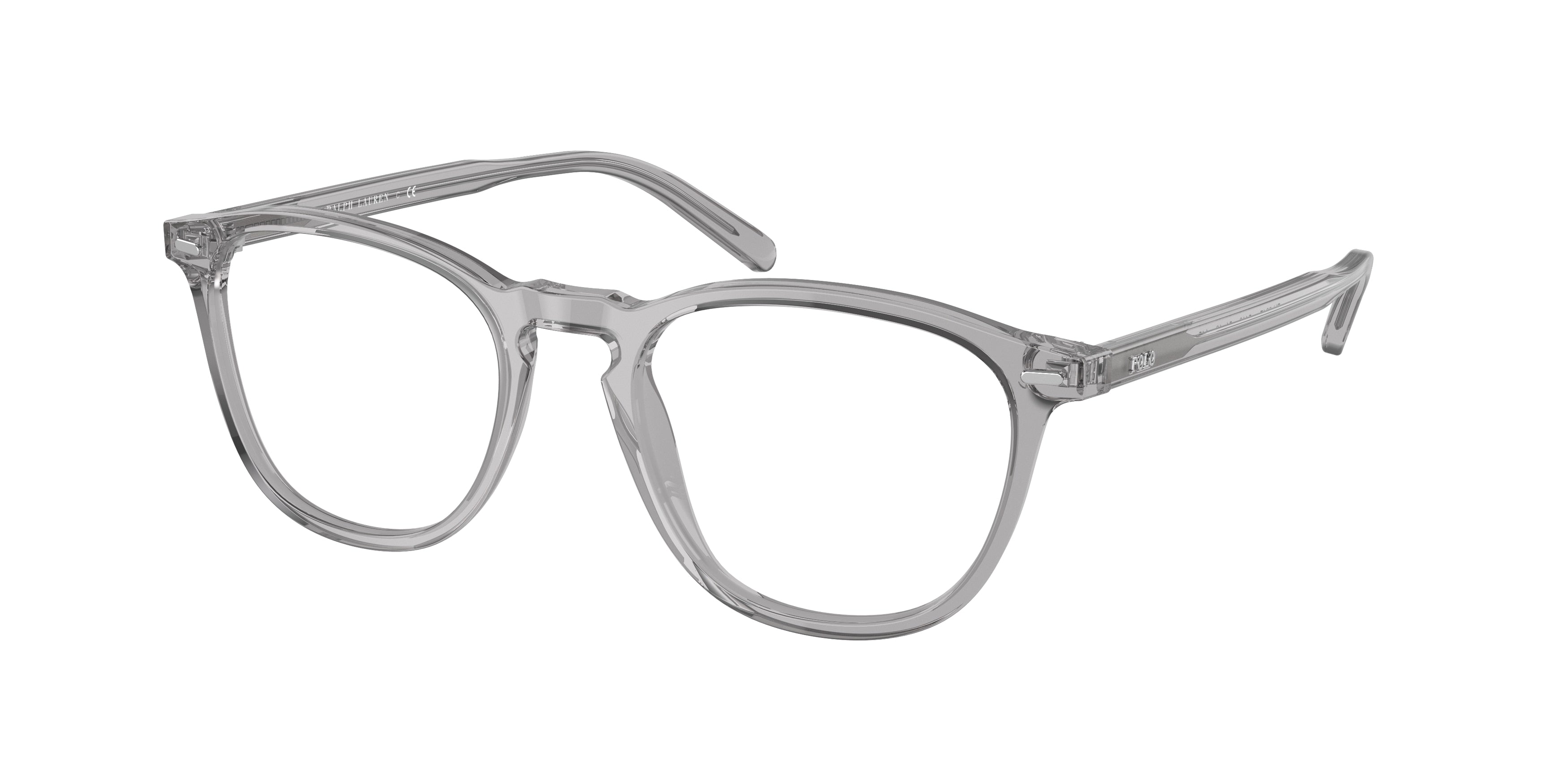 Polo PH2247 Pillow Eyeglasses  5413-Shiny Transparent Gray 51-145-19 - Color Map Grey