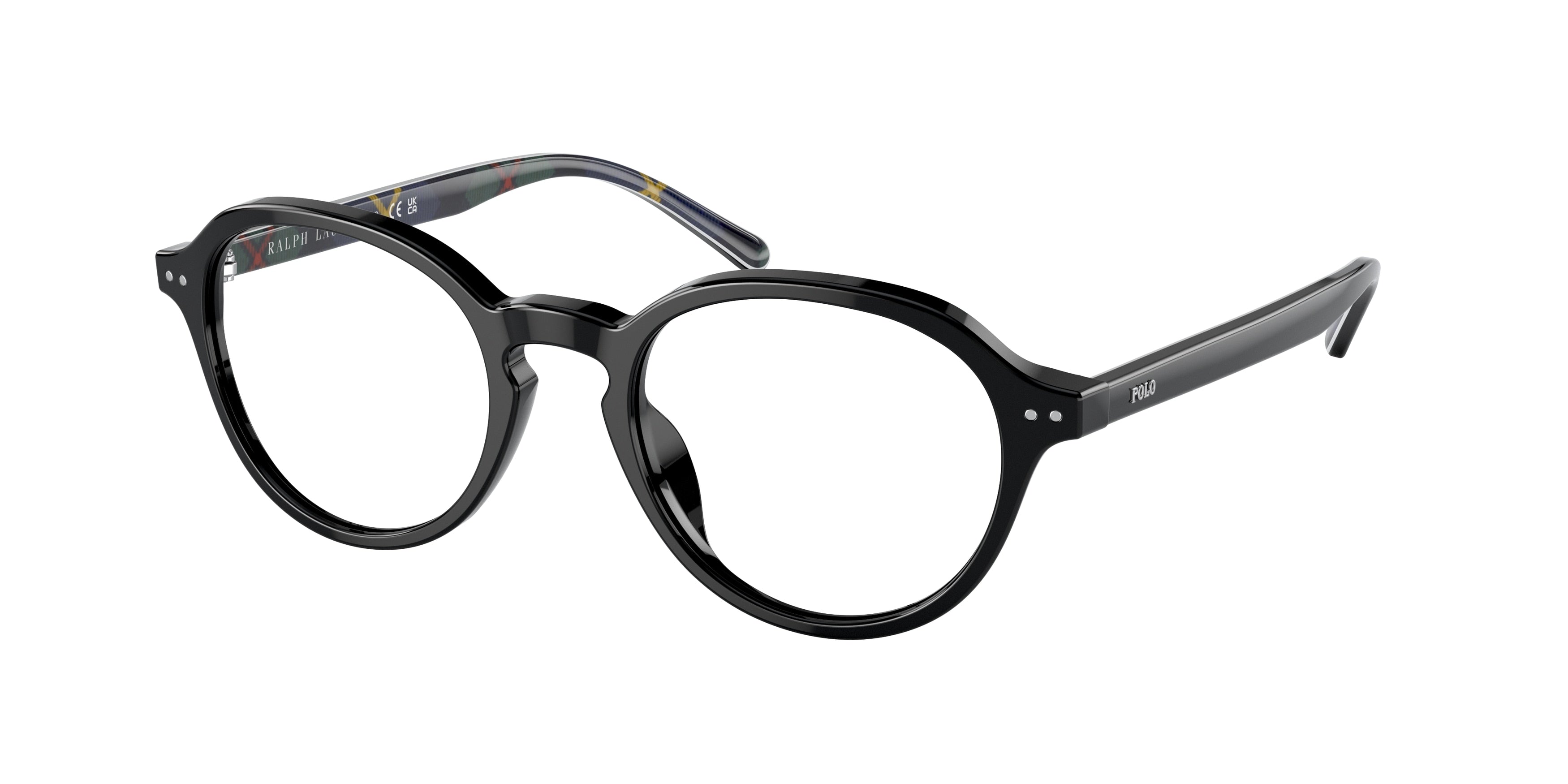 Polo PH2251U Oval Eyeglasses  5001-Shiny Black 50-145-20 - Color Map Black