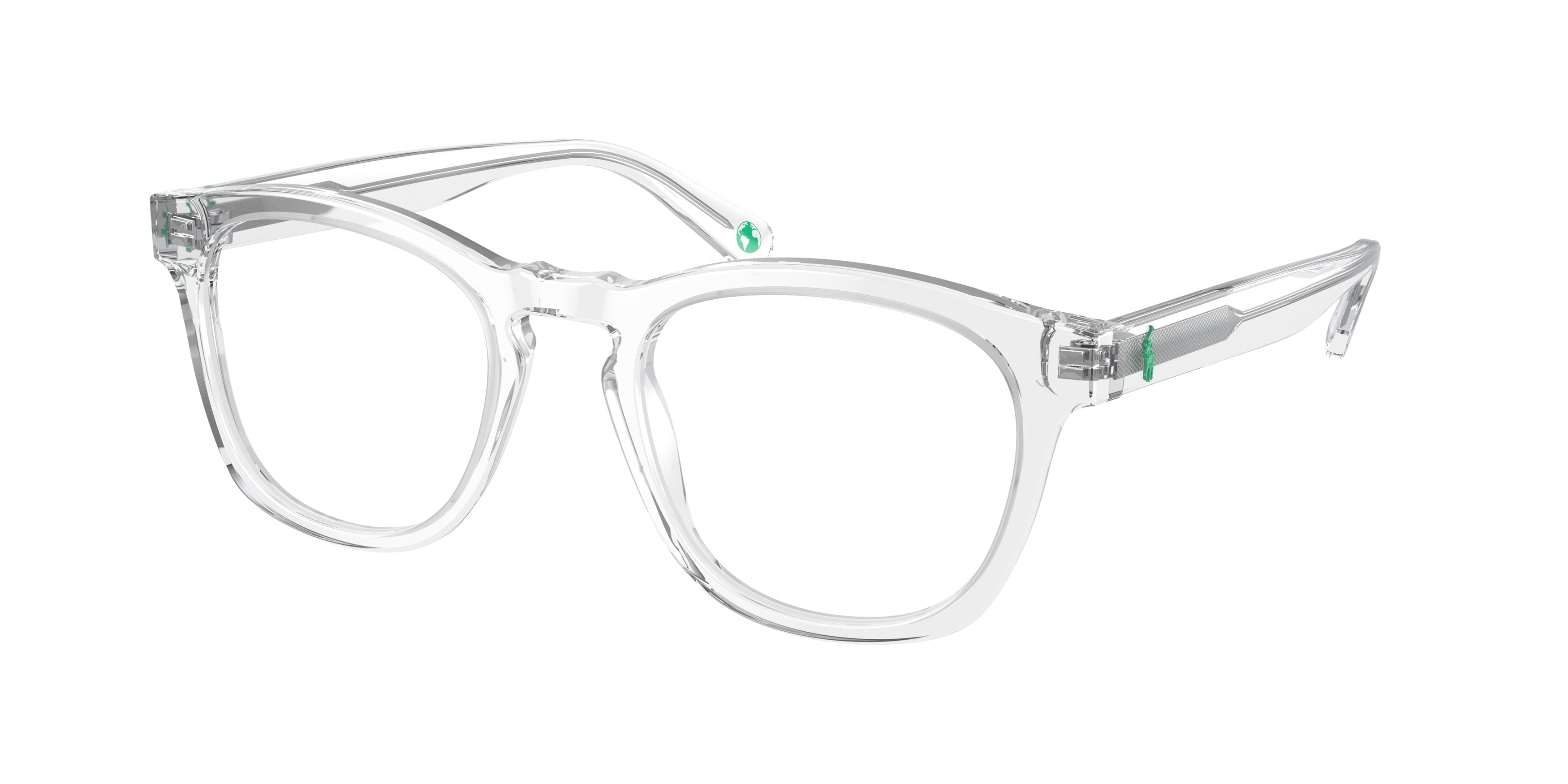 Polo PH2258 Phantos Eyeglasses  5331-Shiny Crystal 51-145-21 - Color Map Blue