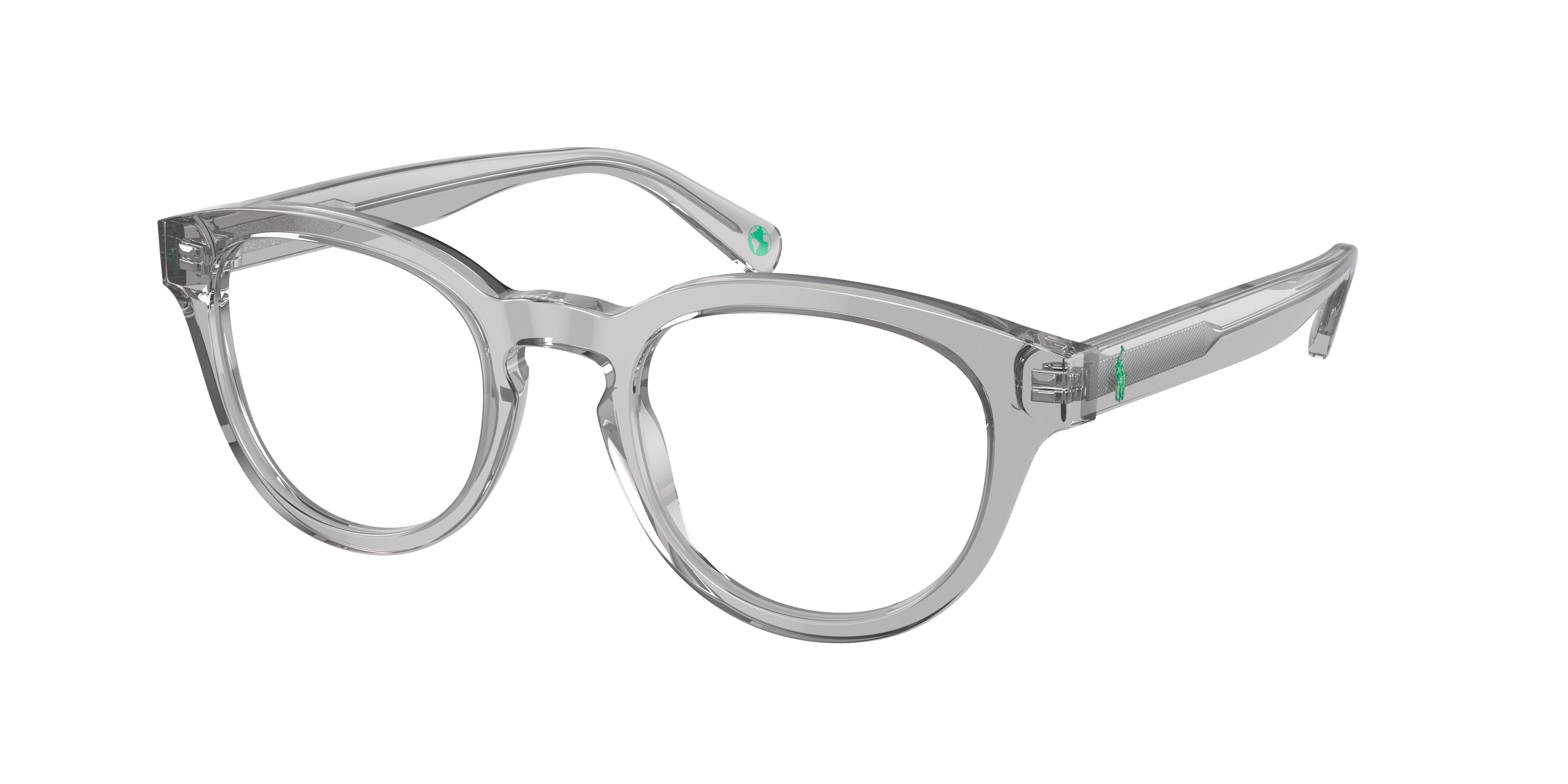 Polo PH2262 Phantos Eyeglasses  5965-Shiny Transparent Grey 50-145-21 - Color Map Grey