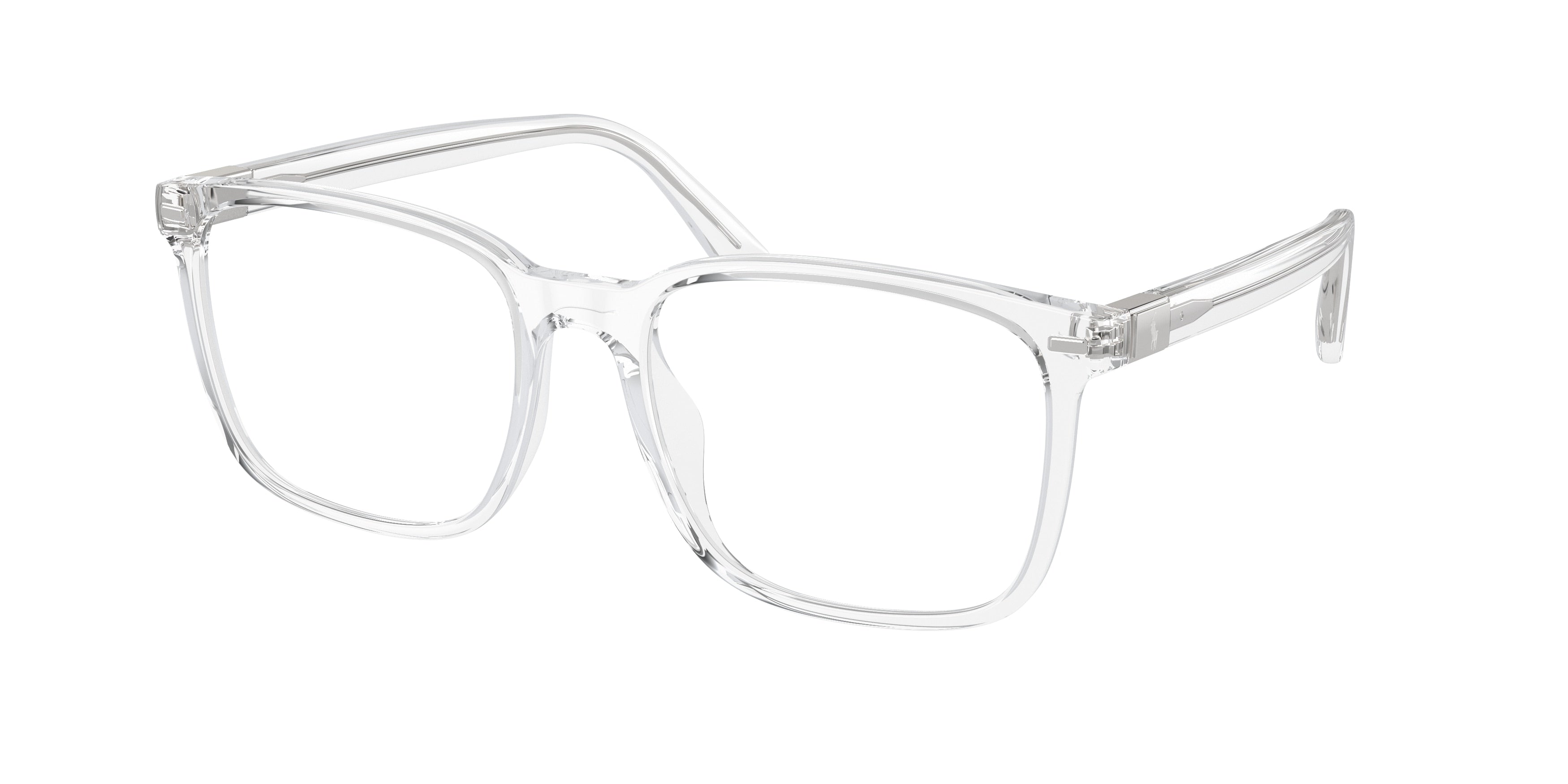 Polo PH2271U Square Eyeglasses  5002-Shiny Crystal 55-145-18 - Color Map Blue