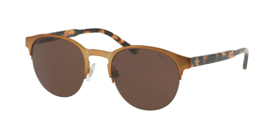 Polo PH3099 Phantos Sunglasses  931773-SEMISHINY BRONZE 51-21-145 - Color Map bronze