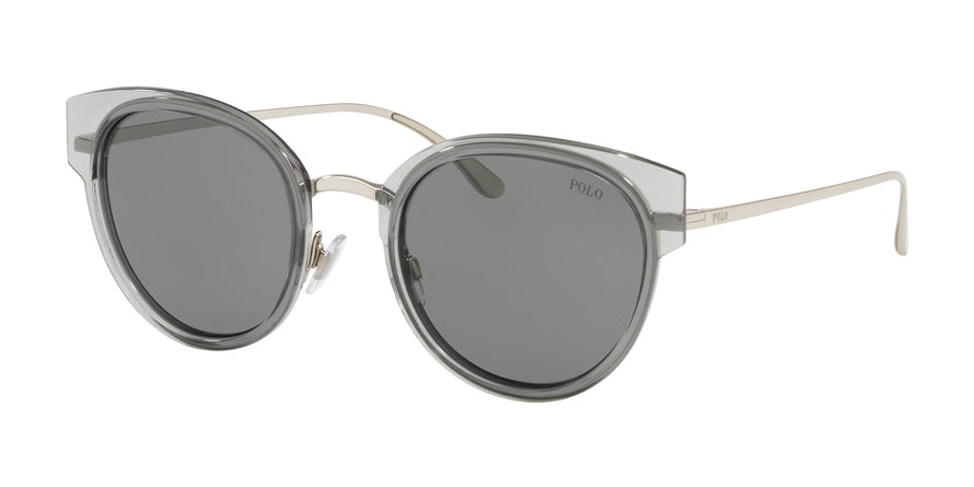 Polo PH3116 Phantos Sunglasses  934687-TRANSPARENT GREY 52-22-145 - Color Map grey
