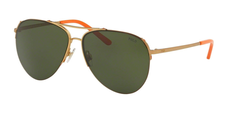 Polo PH3118 Pilot Sunglasses  932471-SEMISHINY BRONZE 59-13-145 - Color Map bronze/copper