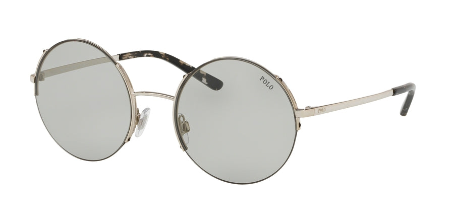 Polo PH3120 Round Sunglasses  900187-SILVER 55-21-145 - Color Map silver