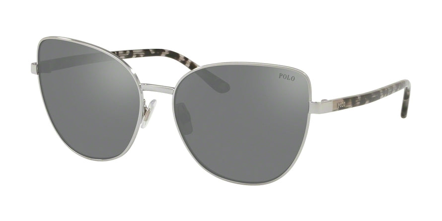 Polo PH3121 Butterfly Sunglasses  90016G-SILVER 61-16-145 - Color Map silver