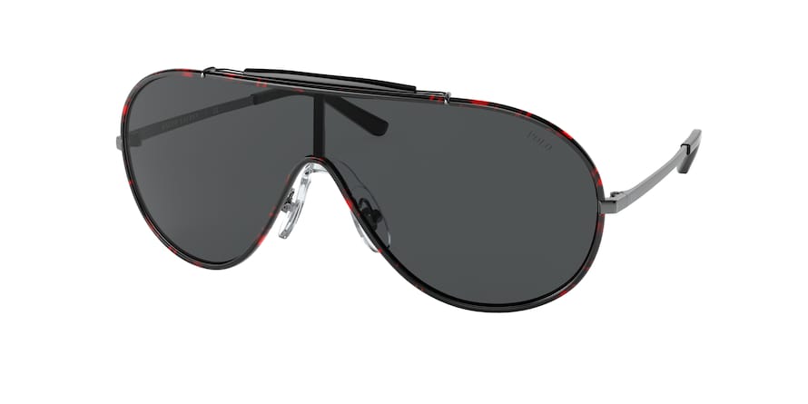 Polo PH3132 Pilot Sunglasses  900287-SHINY GUNMETAL 35-135-135 - Color Map gunmetal