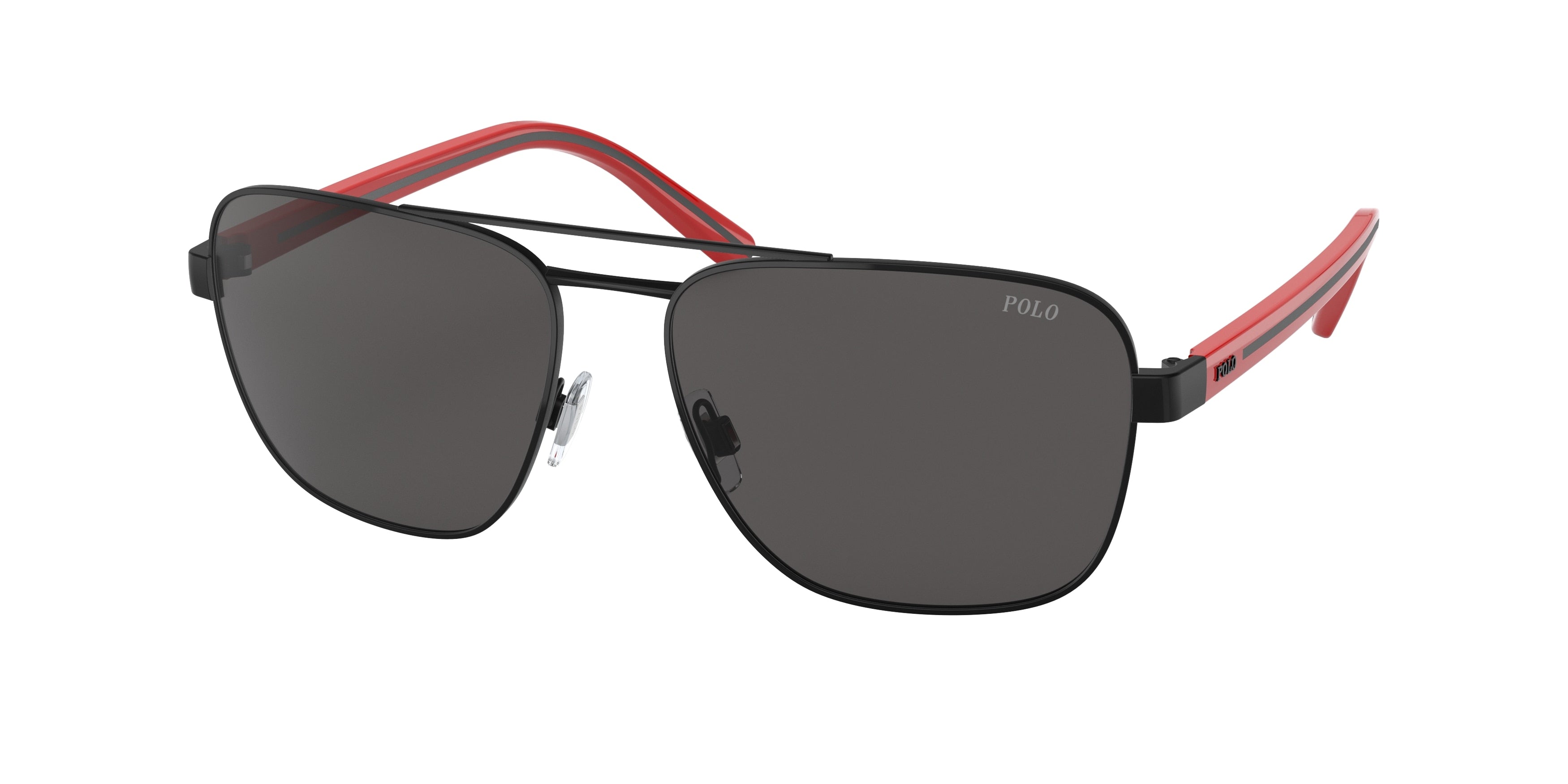 Polo PH3138 Pilot Sunglasses  926787-Semishiny Black 59-145-16 - Color Map Black