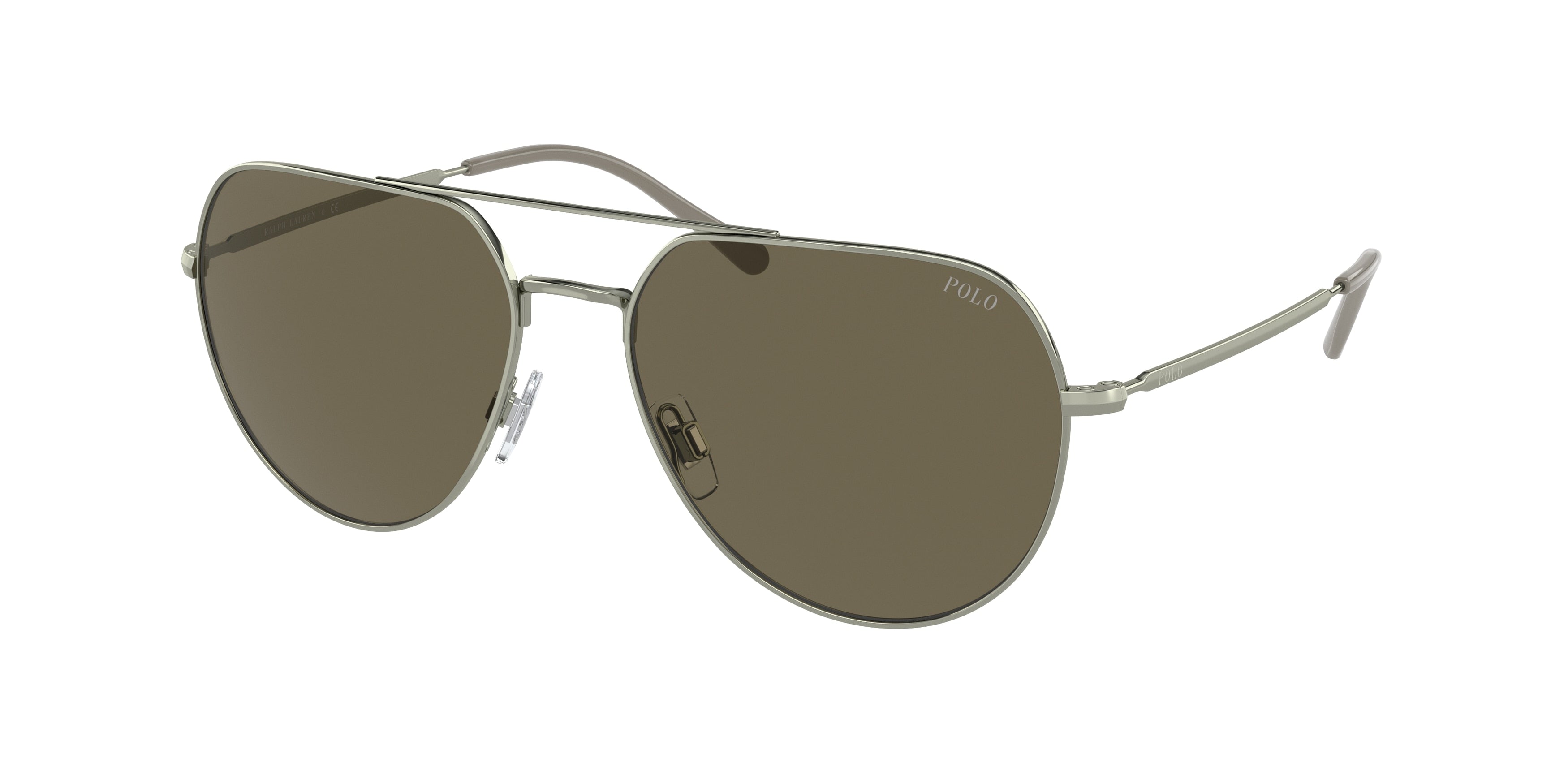 Polo PH3139 Pilot Sunglasses  9429/3-Shiny Army Olive 57-145-17 - Color Map Green