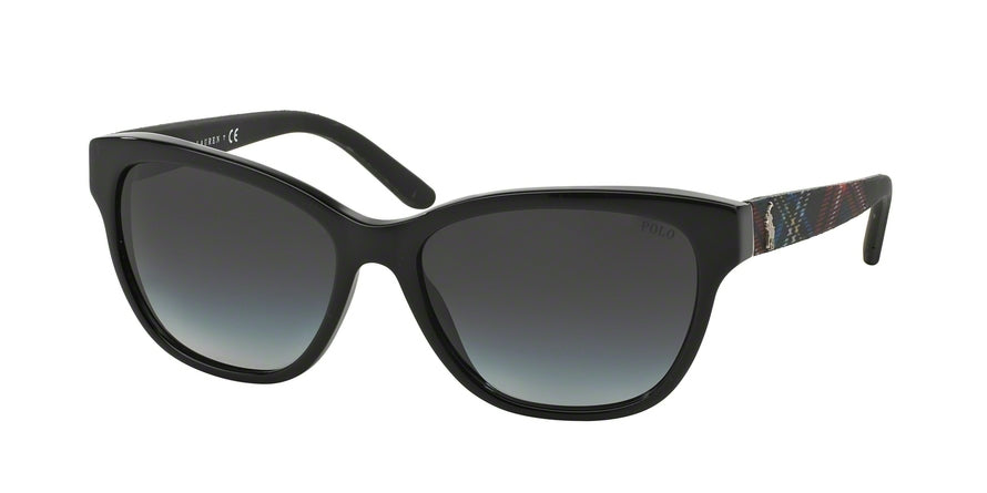 Polo PH4093 Square Sunglasses  54998G-BLACK 56-16-140 - Color Map black