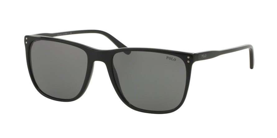 Polo PH4102 Square Sunglasses  500187-SHINY BLACK 55-18-145 - Color Map black