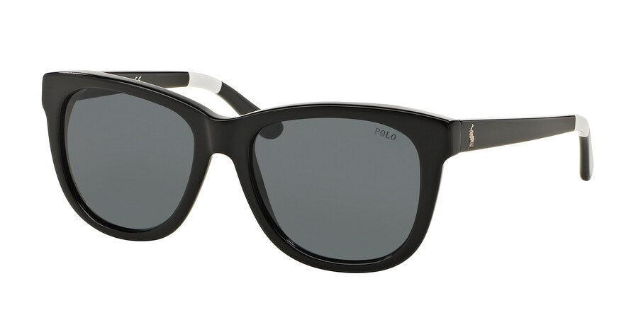 Polo PH4105 Square Sunglasses  557287-SHINY BLACK 54-18-140 - Color Map black
